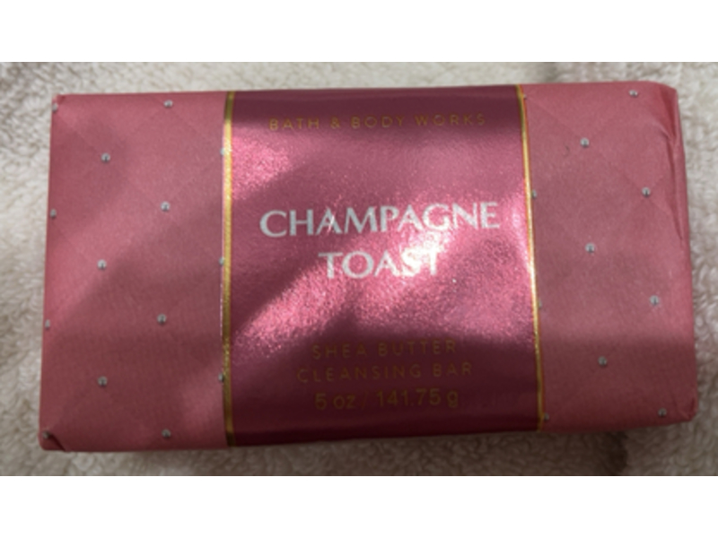 Bath & Body Works Shea Butter Cleansing Bar, Champagne Toast, 5 oz/141.7 g