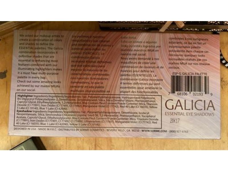 Sorme Galicia Eyeshadow & Highlighter Palette