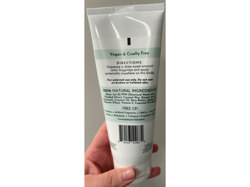 Just Ingredients Eucalyptus Mint Body Lotion, Shea Butter & Jojoba Oil, 8 oz/226 g