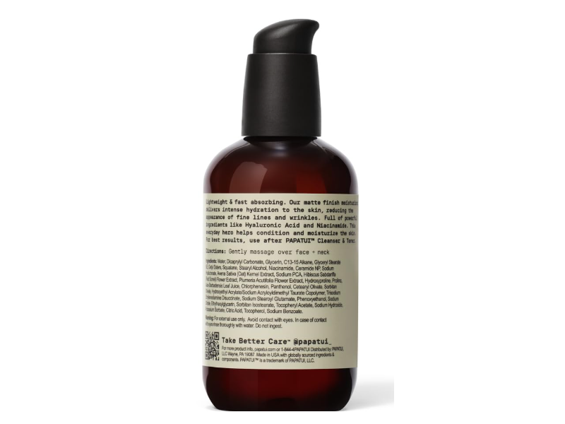 Papatui Restoring Facial Moisturizer, 3.3 fl oz/97 mL