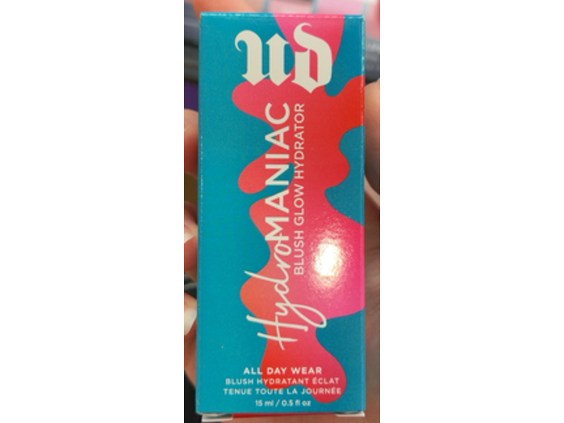 Urban Decay Hydromaniac Liquid Blush Glow Hydrator, Rebellious, 0.5 fl oz/15 mL