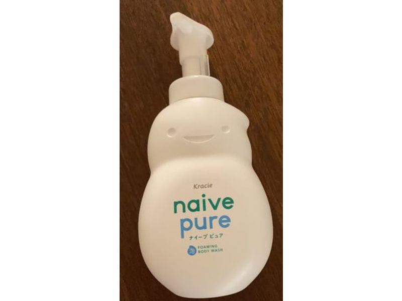 Kracie Naive Pure Foaming Body Wash, 18.6 fl oz/550 mL