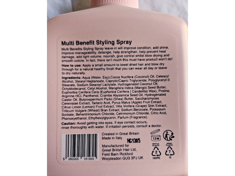 Climaplex Multi Benefit Styling Spray, 8.45 fl oz/250 mL