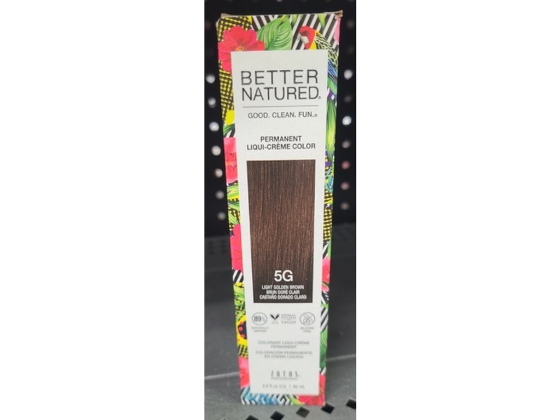 Better Natured Permanent Liqui-Creme Color, 5G Light Golden Brown, 2.0 fl oz/60 mL