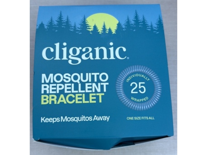 Cliganic Mosquito Repellent Bracelets, 4.5 oz, 25 Count