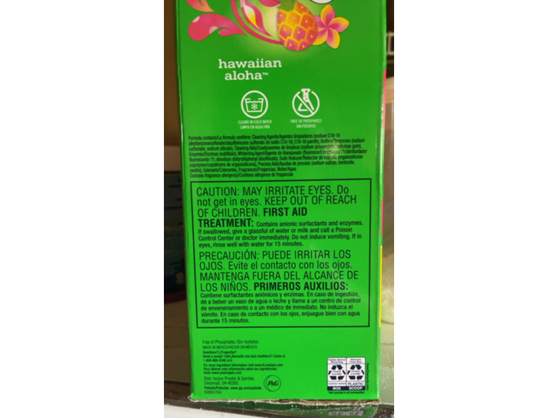 Gain +Aroma Boost Ultra Powder Laundry Detergent, Hawaiian Aloha, 105 Loads, 150 oz/4.28 kg