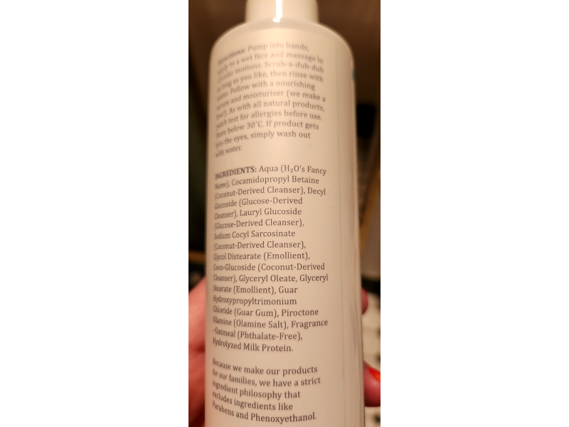 MooGoo Creamy Hydrating Face Cleanser, 8.45 fl oz/250 mL