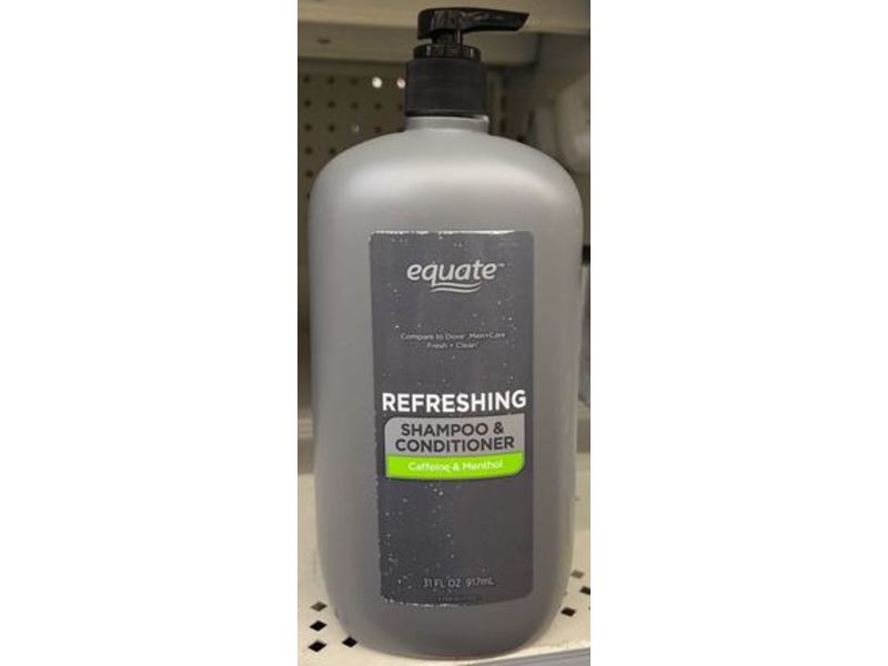 Equate Refreshing Shampoo & Conditioner, 31 fl oz/917 mL