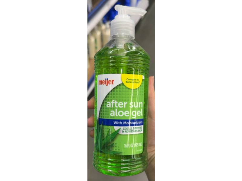 Meijer After Sun Aloe Gel, Moisturizers, 16 fl oz/473 mL