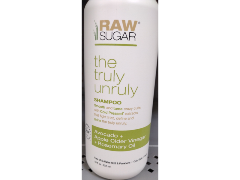 Raw Sugar The Truly Unruly Shampoo, 18 fl oz/532 mL
