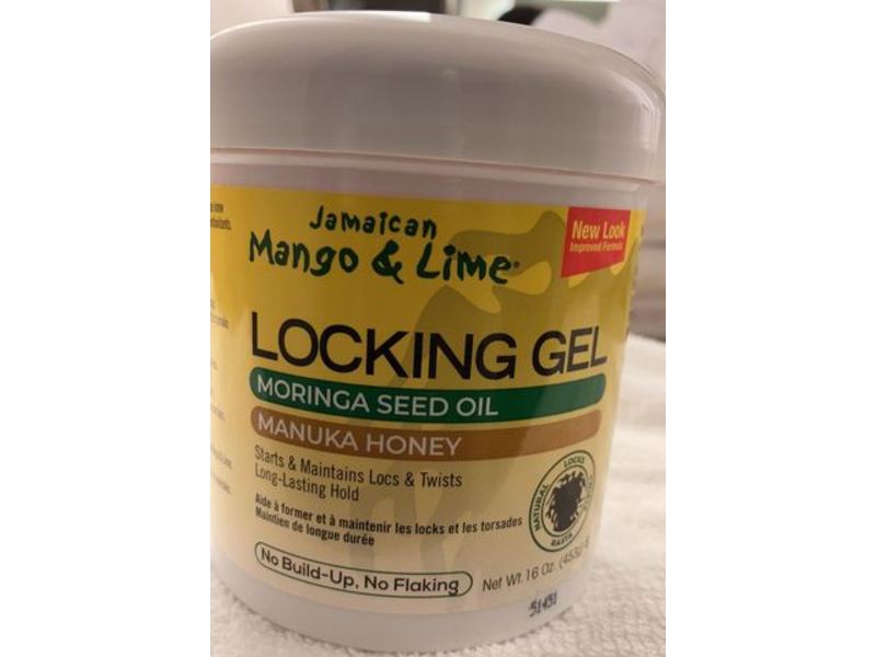 Jamaican Mango & Lime Locking Gel, Moringa Seed Oil, 16 oz/453 g