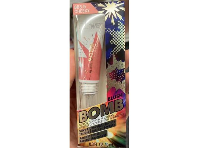 Flower Blush Bomb Color Drops For Cheeks, Cheeky, 0.3 fl oz/9 mL
