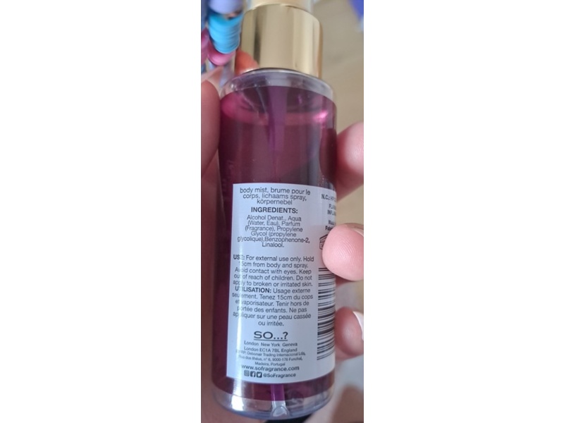 So...? Unique Body Mist, Vanilla Candy, 1.7 fl oz/50 mL