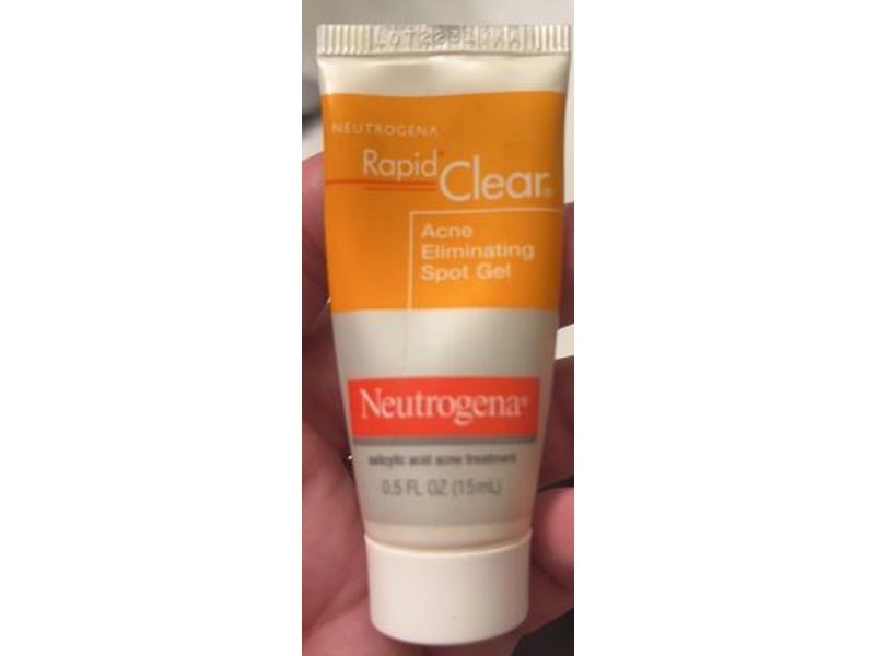 Neutrogena Rapid Acne Eliminating Spot gel, Salicylic Acid, 0.5 fl oz/15 mL