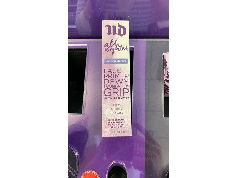Urban Decay All Nighter Ultra Glow Face Primer, 1 fl oz/30 mL
