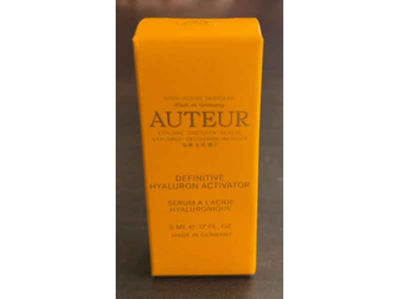 Auteur Definitive Hyaluron Activator Serum, 0.17 fl oz/5 mL