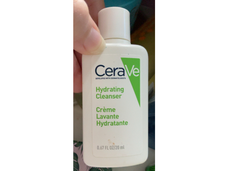CeraVe Hydrating Cleanser, 0.67 fl oz/20 mL