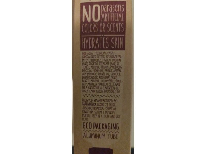 Sapunoteka Hand Cream, Almond & Cocoa Butter, 75 mL