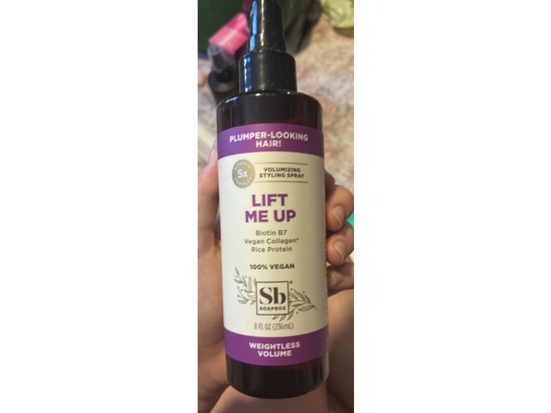 Soapbox Lift Me Up Biotin-Infused Volumizer Spray, 8 fl oz/236 mL