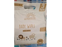 Wonderluxe Baby Wipes, 180 Count - Image 3