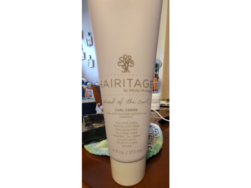Hairitage By Mindy Mcknight Ahead Of The Curl Creme, 6 fl oz/177 mL