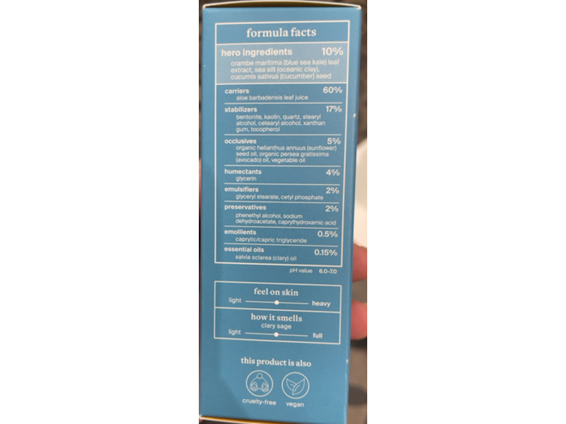 Cocokind Sea Kale Clay Mask, 2 fl oz/60 mL