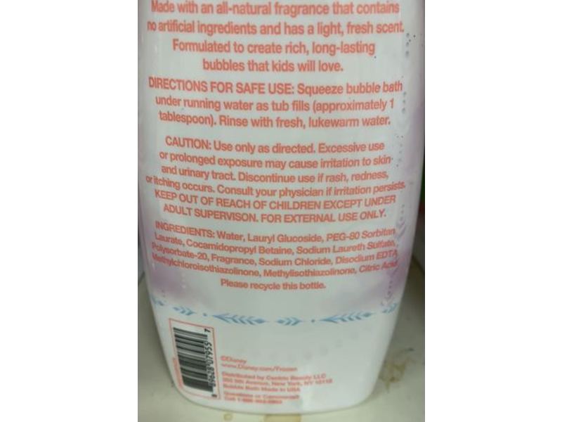 Disney Frozen Extra Gentle Bubble Bath, 24 fl oz/710 mL