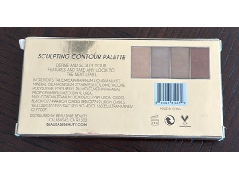 Beau Babe Beauty Sculpting Contour Palette, 0.56 oz