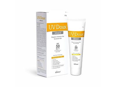 Brinton UV Doux Mineral Sunscreen Gel, SPF 50 PA+++, 50 g