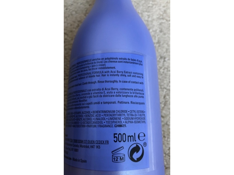 L'Oreal Paris Serie Expert Blondifier Illuminating Conditioner, 16.9 fl oz/500 mL