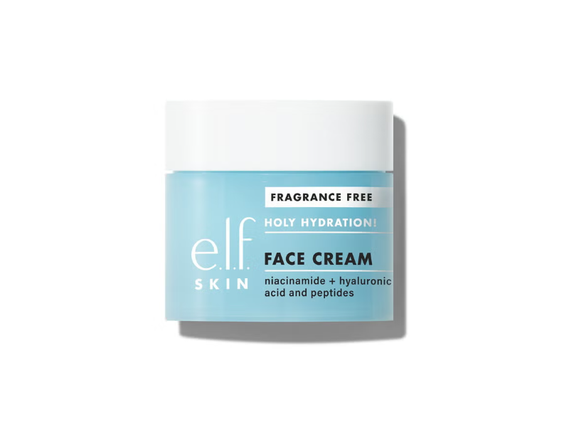 e.l.f. Holy Hydration! Face Cream, Fragrance Free, 1.8 oz/50 g