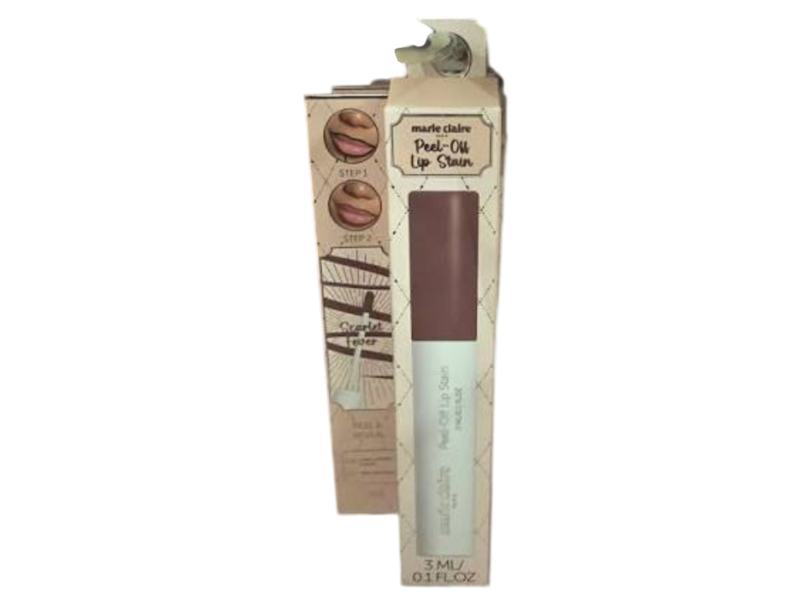 Marie Claire Peel-Off Lip Stain, Scarlet Fever, 0.1 fl oz/3 mL