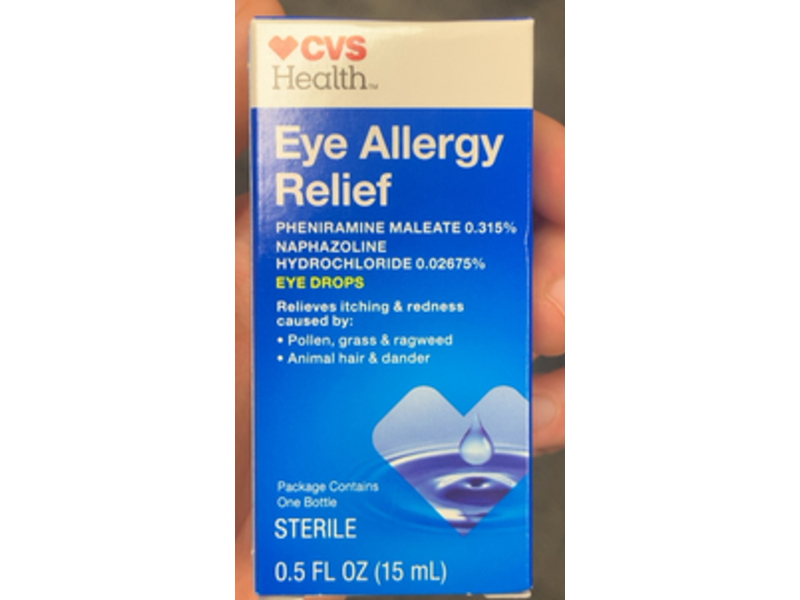 CVS Health Eye Allergy Relief , Sterile, 0.5 fl oz/15 mL