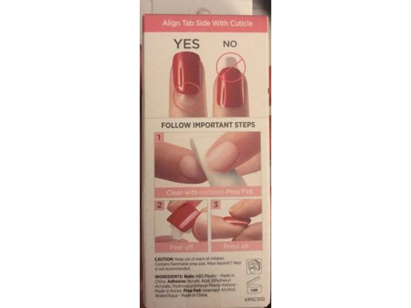 Kiss Impress Press-On Manicure Nails, Miracle, 30 count