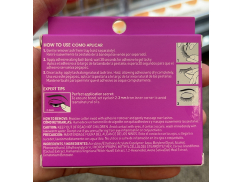 Kiss Super Stick Strip Lash Adhesive, Clear, 0.17 oz/4.8 g