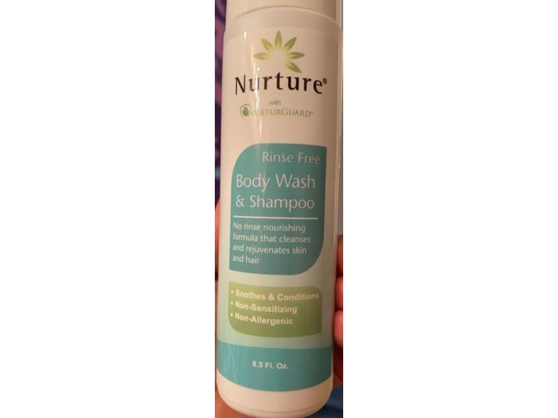 Nurture Valley Rinse Free Body Wash & Shampoo, 8.5 fl oz, Pack Of 3