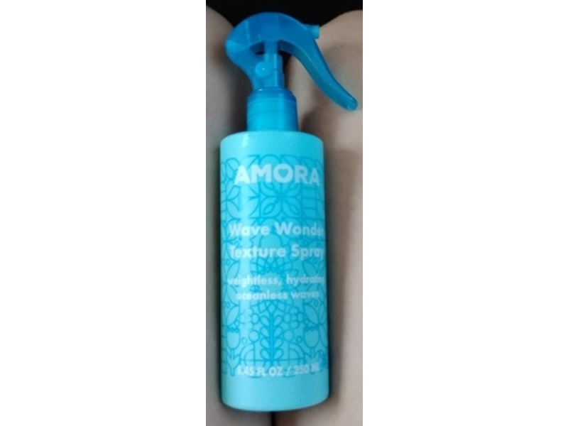Amora Wave Wonder Texture Spray, Weightless Hydration Oceanless Waves, 8.45 fl oz/ 250mL