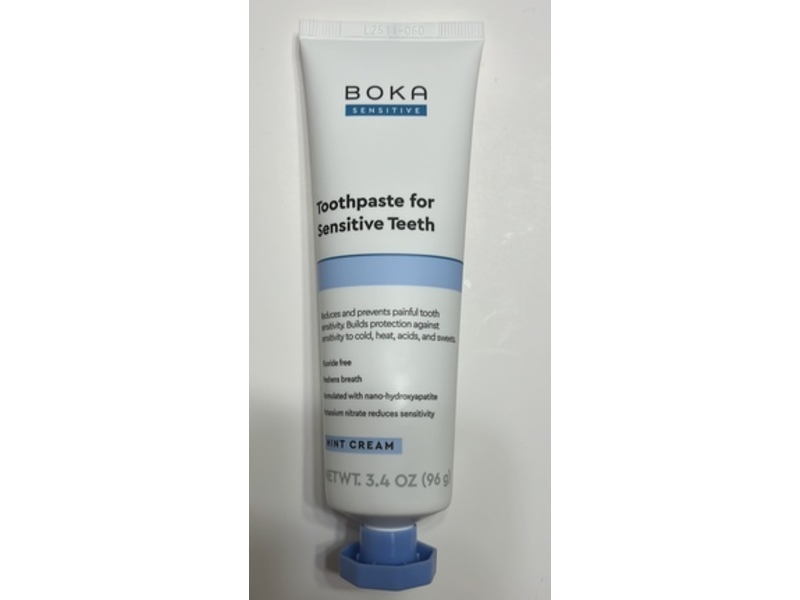 Boka Toothpaste, Mint Cream, 3.4 oz/96 g