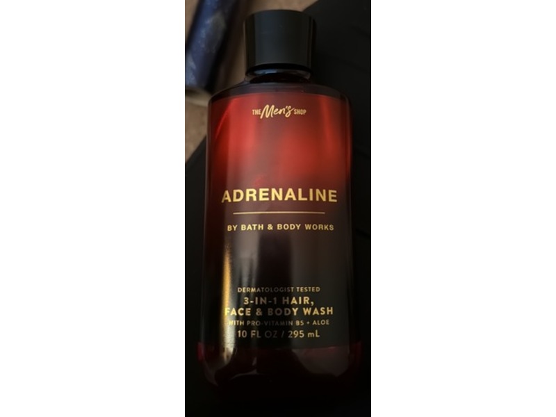 Bath & Body Works Adrenaline 3 In 1 Hair, Face & Body Wash, 10 fl oz/295 mL