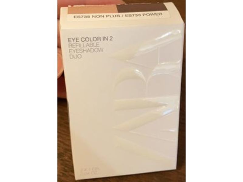 Zara Eye Color In 2 Refillable Eyeshadow Duo, Es735 Non Plus/Es733 Power, 0.04 oz