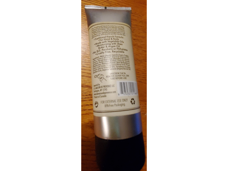 A la Maison De Provence Hand & Body Lotion, Sweet Almond, Moisturizing Shea Butter & Argan Oil, 8 fl oz/240 mL