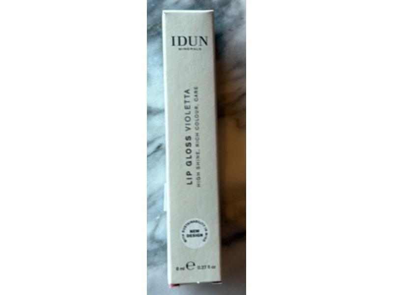 Idun Minerals Lip Gloss, 005 Violetta, 0.27 fl oz/8 mL