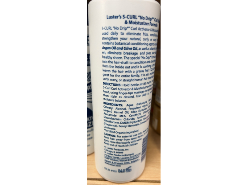 Lusters S-Curl Activator Moisturizer, 16 fl oz/473 mL, 6 Pack
