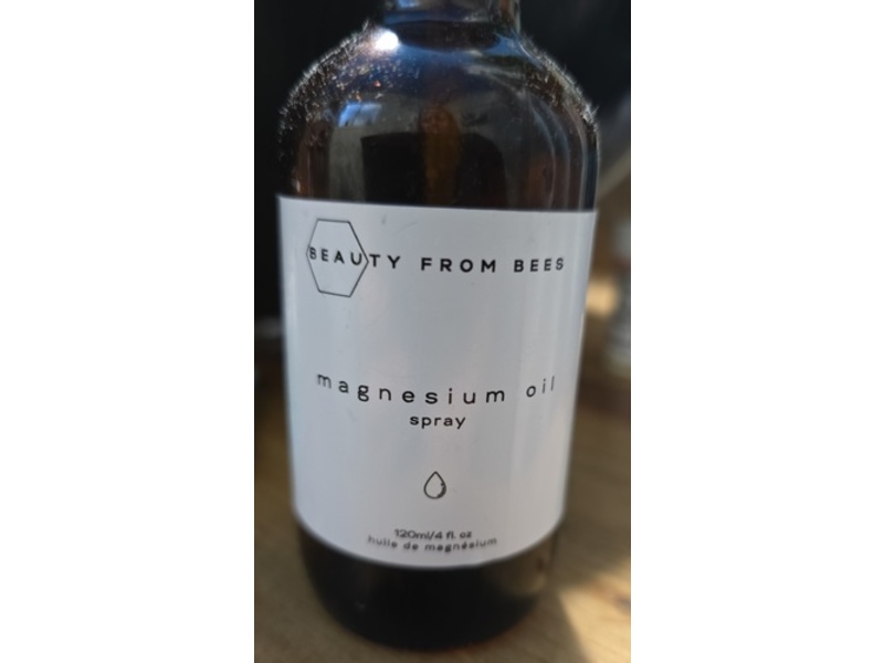 Beauty From Bees Magnesium Oil Spray, 4 fl oz/120 mL