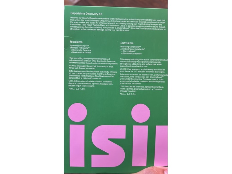 Isima Superisima Discovery Hair Kit, 2.5 fl oz/75 mL