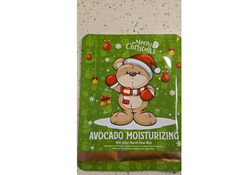 Sadoer Multi-Effect Nourish Facial Mask, Avocado Moisturizing, 25 g