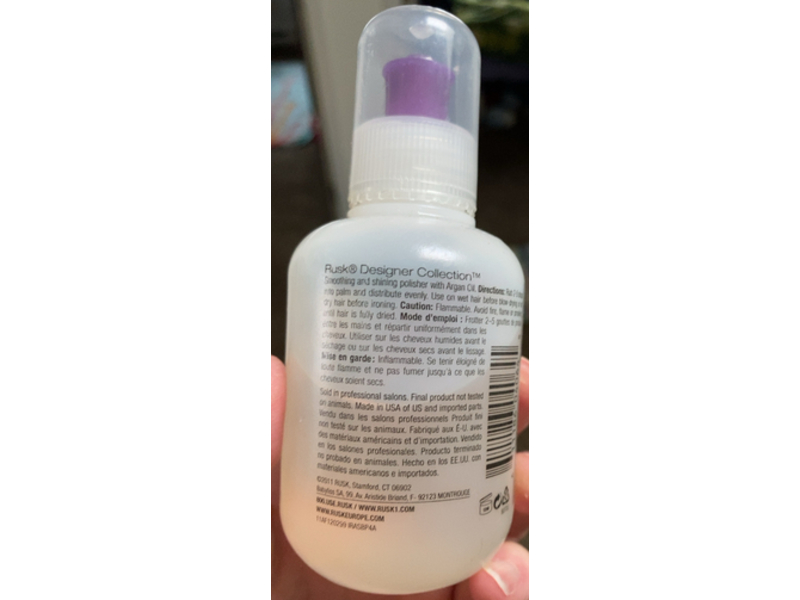 Rusk Sheer Brilliance Smoothing & Shining Polisher, 4.2 fl oz/125 mL