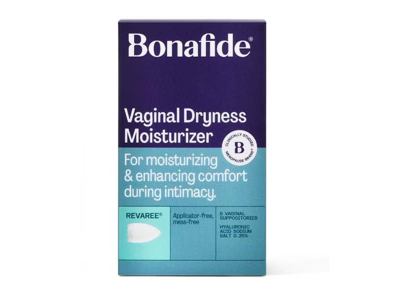 Bonafide Vaginal Dryness Moisturizer Suppositories, 5 Count
