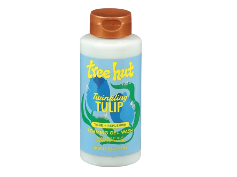 Tree Hut Foaming Gel Wash, Twinkling Tulip, 18 fl oz/532 mL