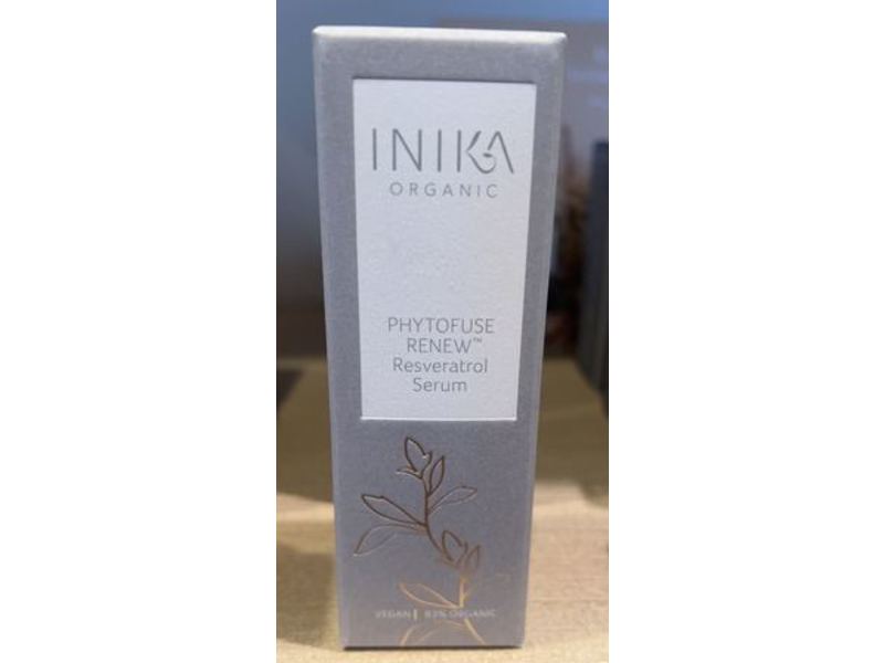 Inika Organic Phytofuse Renew Resveratrol Serum, 1 fl oz/30 mL